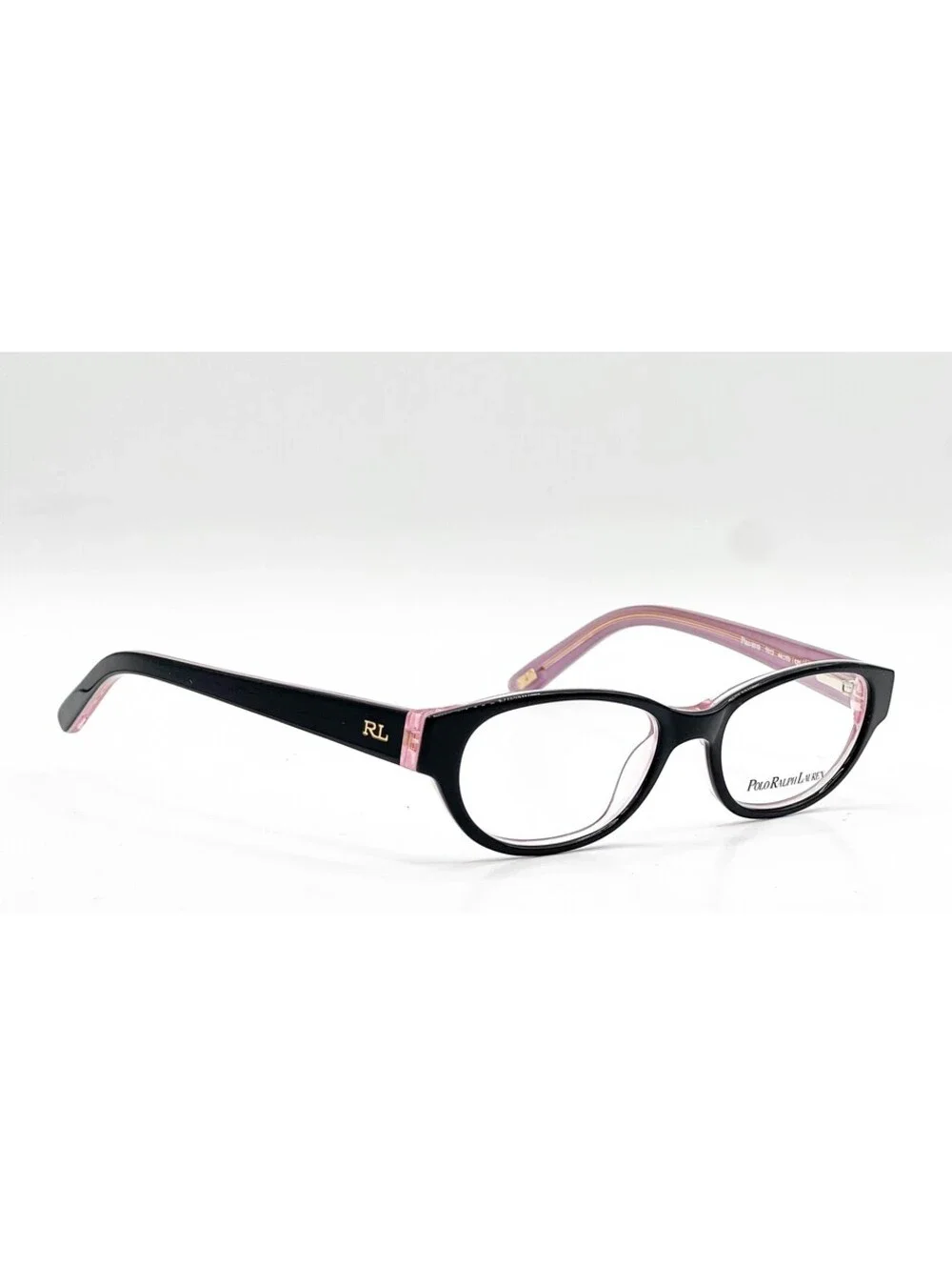 Polo Ralph Lauren 8519 1013 Black Pink Cat Eye Eyeglass Frames 44-15-125